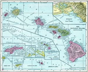 1910 Hawaii Census Map