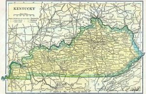 1910 Kentucky Census Map