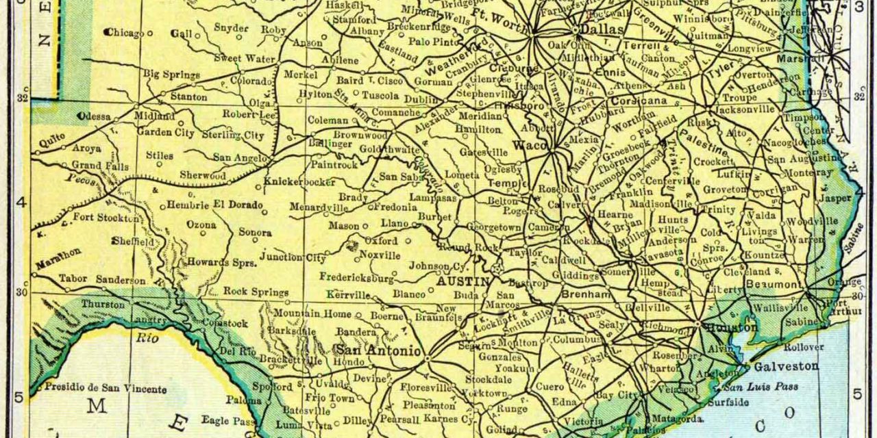 1910 Texas Census Map Access Genealogy 5517