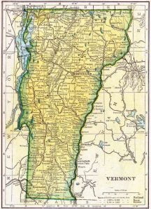 1910 Vermont Census Map