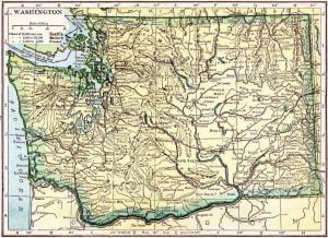 1910 Washington Census Map