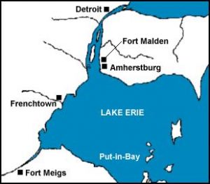 Location of Frenchtown in War of 1812