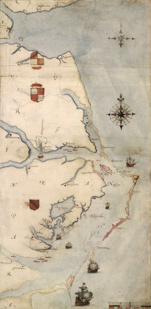 White's 1585 Roanoke Map