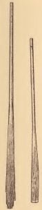 Pamunkey canoe paddles