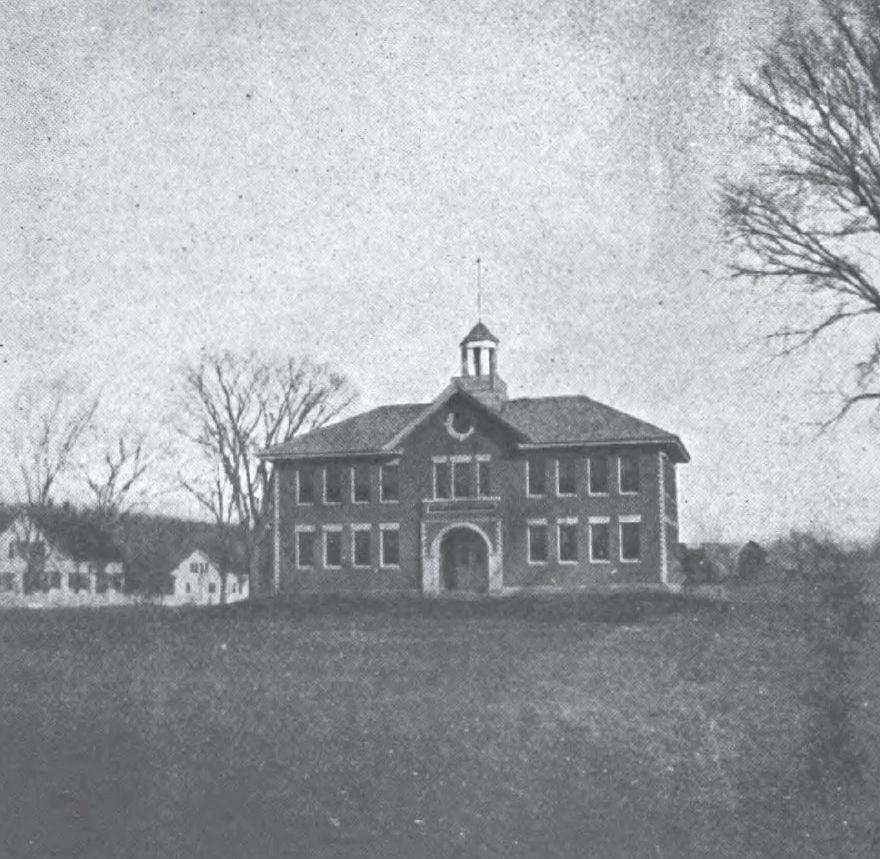 High School Building, Norwich Village, Erected in 1898