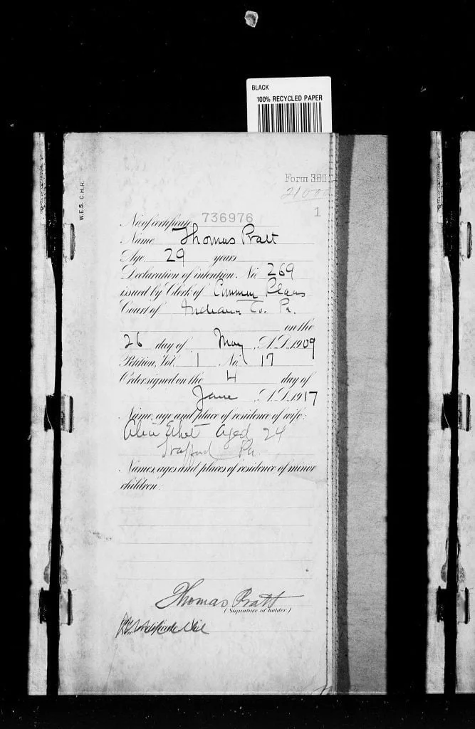 Naturalization Certificate