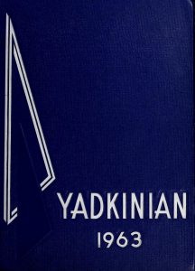 1963 Cover of the Yadkinian High School Yearbook