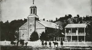 St. Joseph's Church and Rectory as originally built in 1858 and 1868 respectively