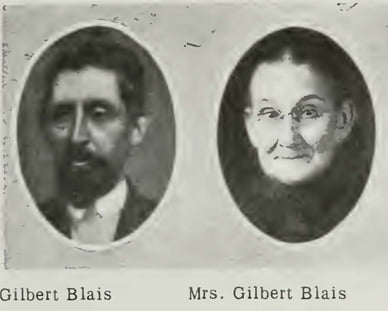Mr and Mrs Gilbert Blais