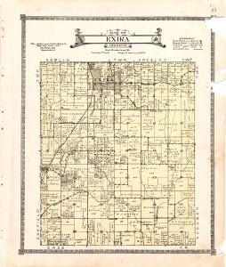 1921 Farm Map of Exira Township, Audubon County, Iowa