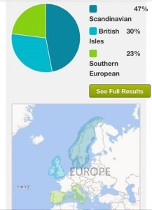 Andrew Ayers Martin Ancestry DNA analysis