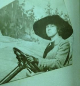 Retha Jane Acree drives her new car