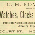 C. H. Fowler dealer in Watches, Clocks and Jewelry