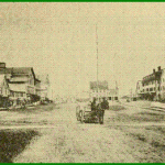 Houlton Maine - Market Square, western view in 1891