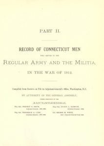 Title Page to War of 1812