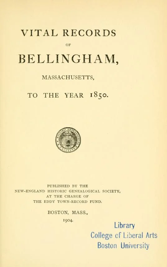 Free Massachusetts Vital Records | Access Genealogy