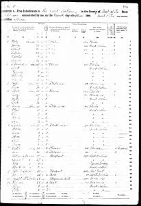 1860 Census West of Arkansas - Creek Nation 4 1860 Free Inhabitants Creek Nation page 5
