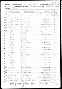 1860 Free Inhabitants Creek Nation page 6