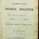 Clayhill Church Register Title Page