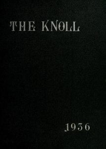 The Knoll, State Teachers College Annual 1936