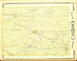 1876 Historical Atlas of Boone County Indiana