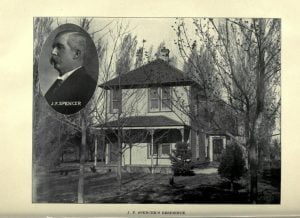 J. F. Spencer and his Residence