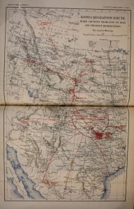 Kiowa Migration Route 1832-1868