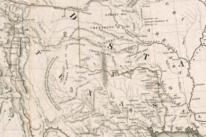 Map of the Cross Timbers Region