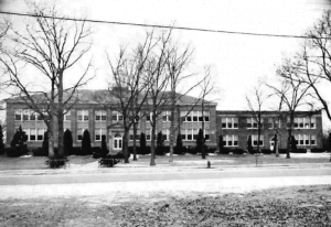 Bayport High School in 1945