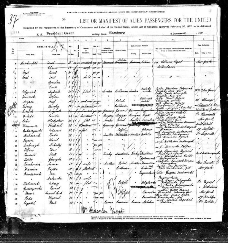 Glossary Of Passenger List Annotations – Access Genealogy