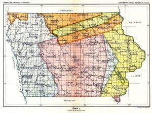 Cession of Indian Lands in Iowa, Map 1