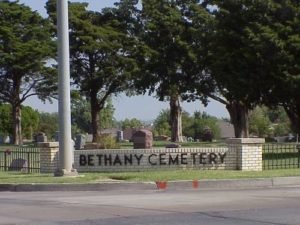 Bethany Cemetery Gate Oklahoma