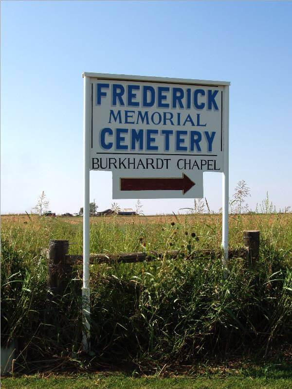 Frederick Memorial Cemetery - Tillman County Oklahoma Cemeteries