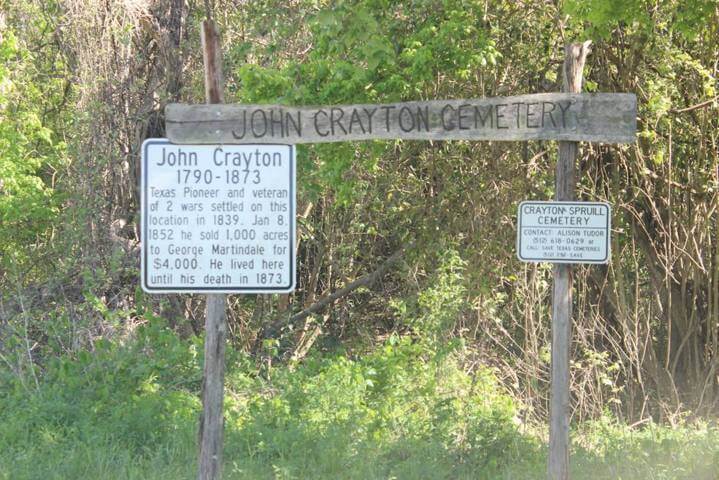 John Crayton Cemetery, Caldwell County, Texas