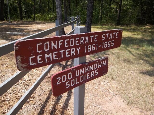 Confederate State Cemetery, Fort Washita