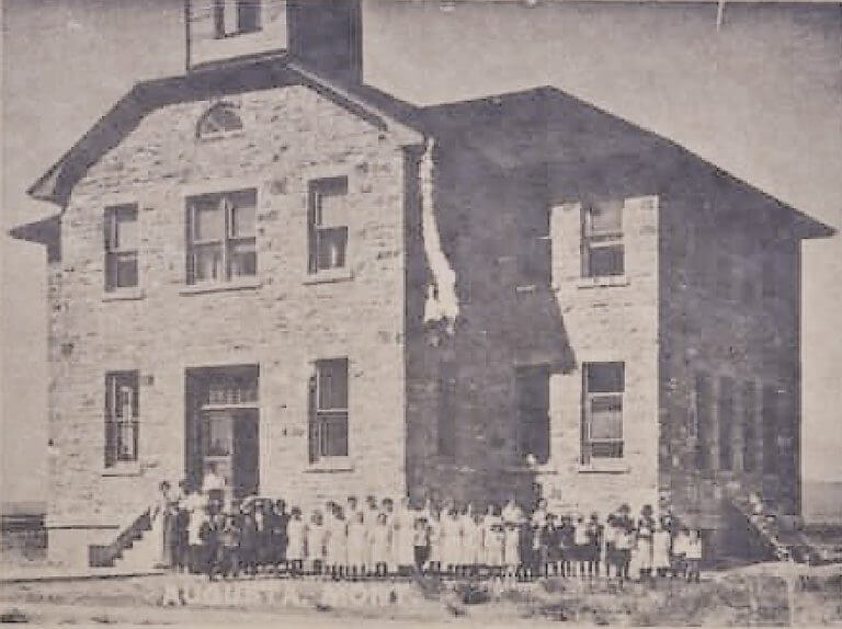 Augusta, Montana, Grade and two-year High School built in 1909