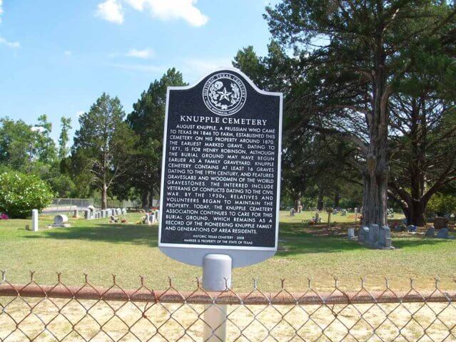 Knupple Cemetery, Silsbee, Hardin County Texas Cemeteries