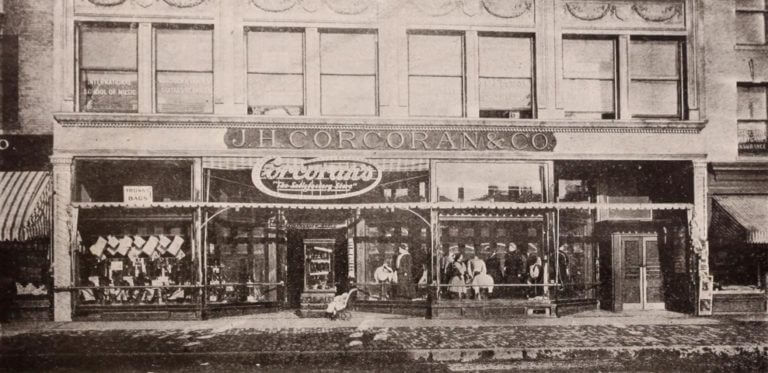 J. H. Corcoran & Co. at 587 Mass Ave., abt 1910