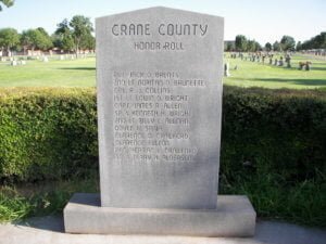 Crane Memorial Cemetery, Crane, Crane County, Texas