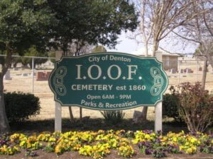 IOOF Cemetery, Denton, Denton County, Texas
