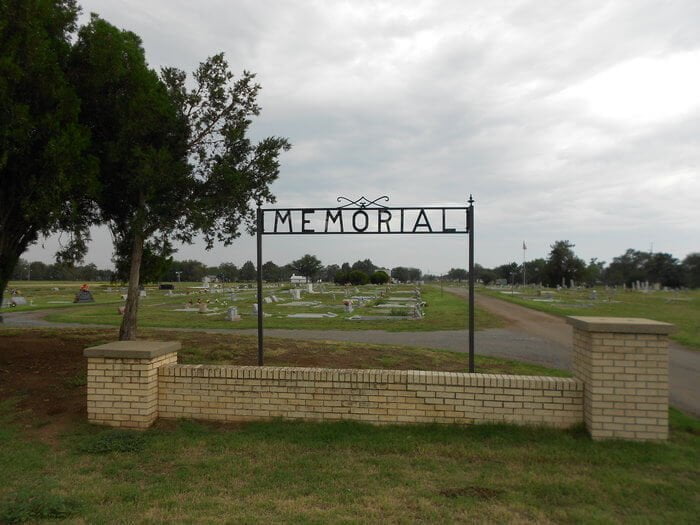 Memorial Gardens, Wellington, Collingsworth County, Texas