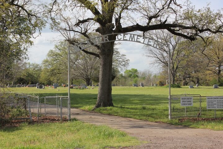 Weaver Cemetery, Hopkins County, Texas