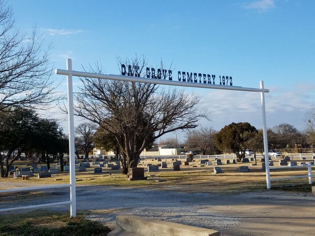 Oak Grove Cemetery, Graham, Young, Texas - FM