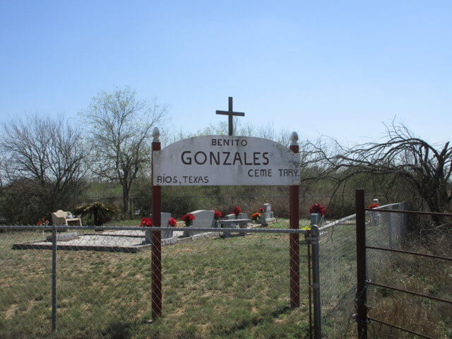 Benito Gonzalez Cemetery, Rios, Duval County, Texas