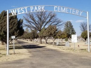 West Park Cemetery, Hereford, Deaf Smith County, Texas