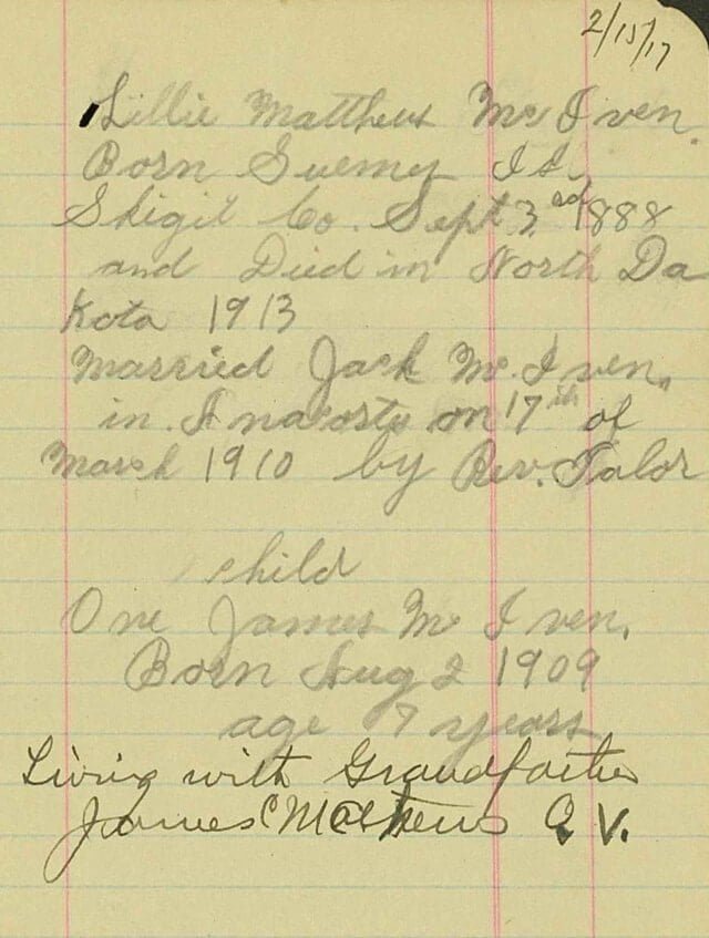 Washington, Applications for Enrollment and Adoption of Washington Indians (13-1132) Family Record example 1 DGS 100532611 4