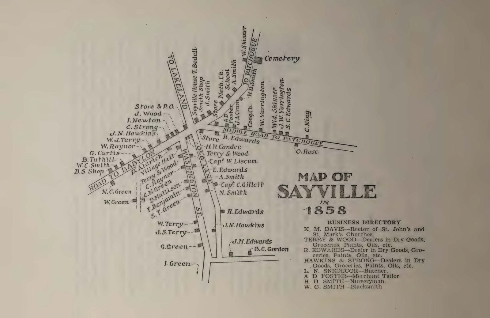 A History of Sayville, New York Access Genealogy