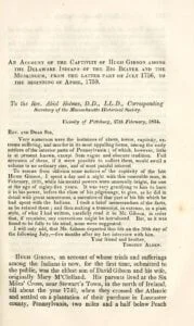 An Account of the Captivity of Hugh Gibson