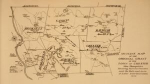 Outline map of the Original Grant of the town of Chester New Hampshire