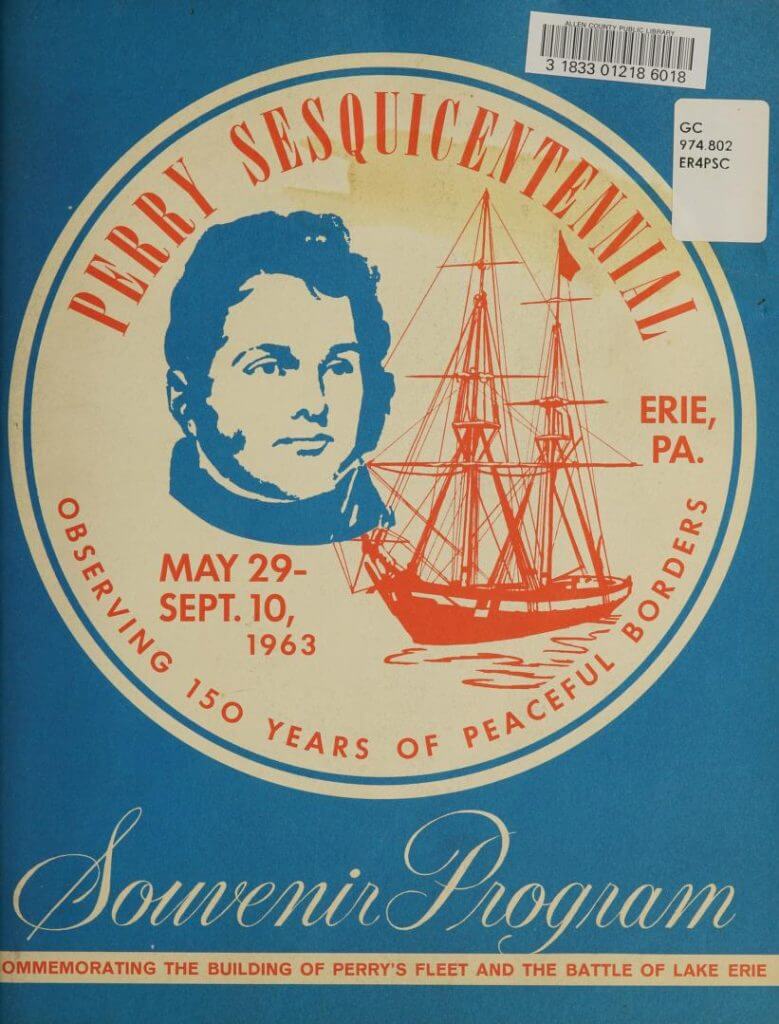 cover of the Perry sesquicentennial, Erie, Pa